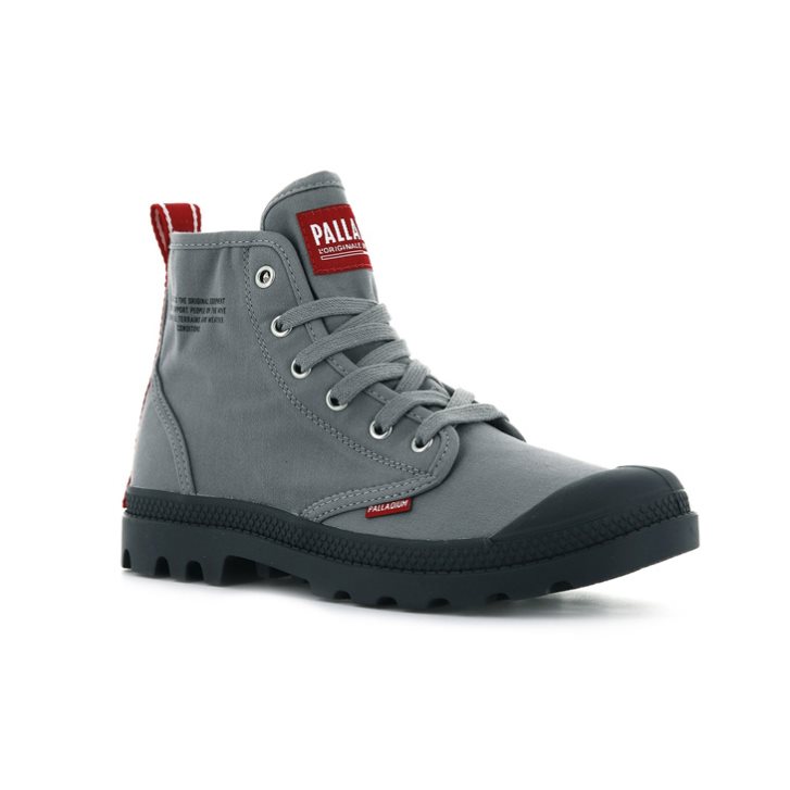 Dámské Boty Palladium Pampa Hi Dare Šedé | CZ RZE-05F